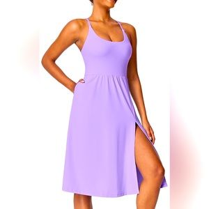 Purple Workout Dress